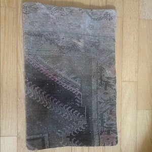 100 percent WOOL TURKISH decorative pillow